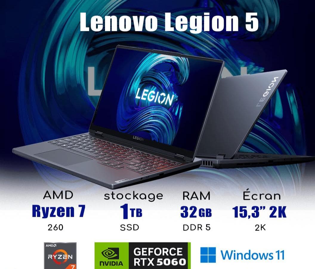pc neuf LENOVO LEGION RYZEN 7 RTX 5060