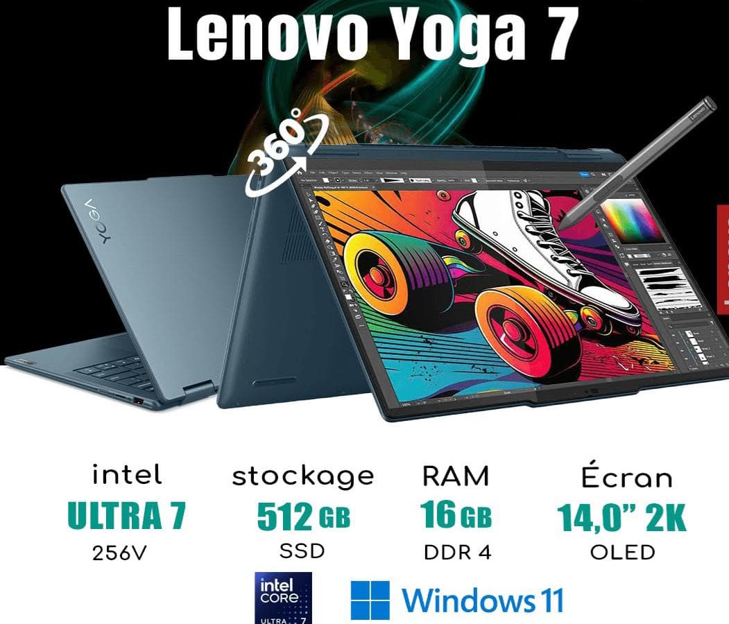 pc neuf LENOVO YOGA 7 ULTRA 7