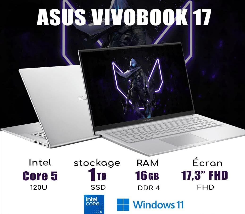 pc neuf ASUS VIVOBOOK 17 CORE 5 120U