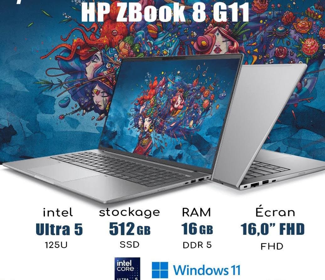pc neuf HP ZBOOK 8 G11 ULTRA 5 125U