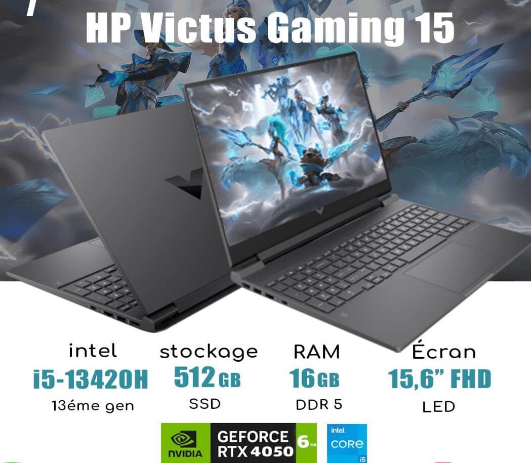 pc neuf HP VICTUS GAMING 15 i5 13TH RTX 4050