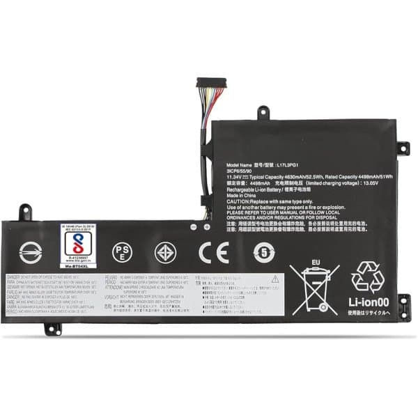Batterie d'ordinateur portable L17C3PG2 pour Lenovo Legion Y7000 Y7000P Y530 Y540 Y730 Y740 batterie L17C3PG1 L17C3PG2