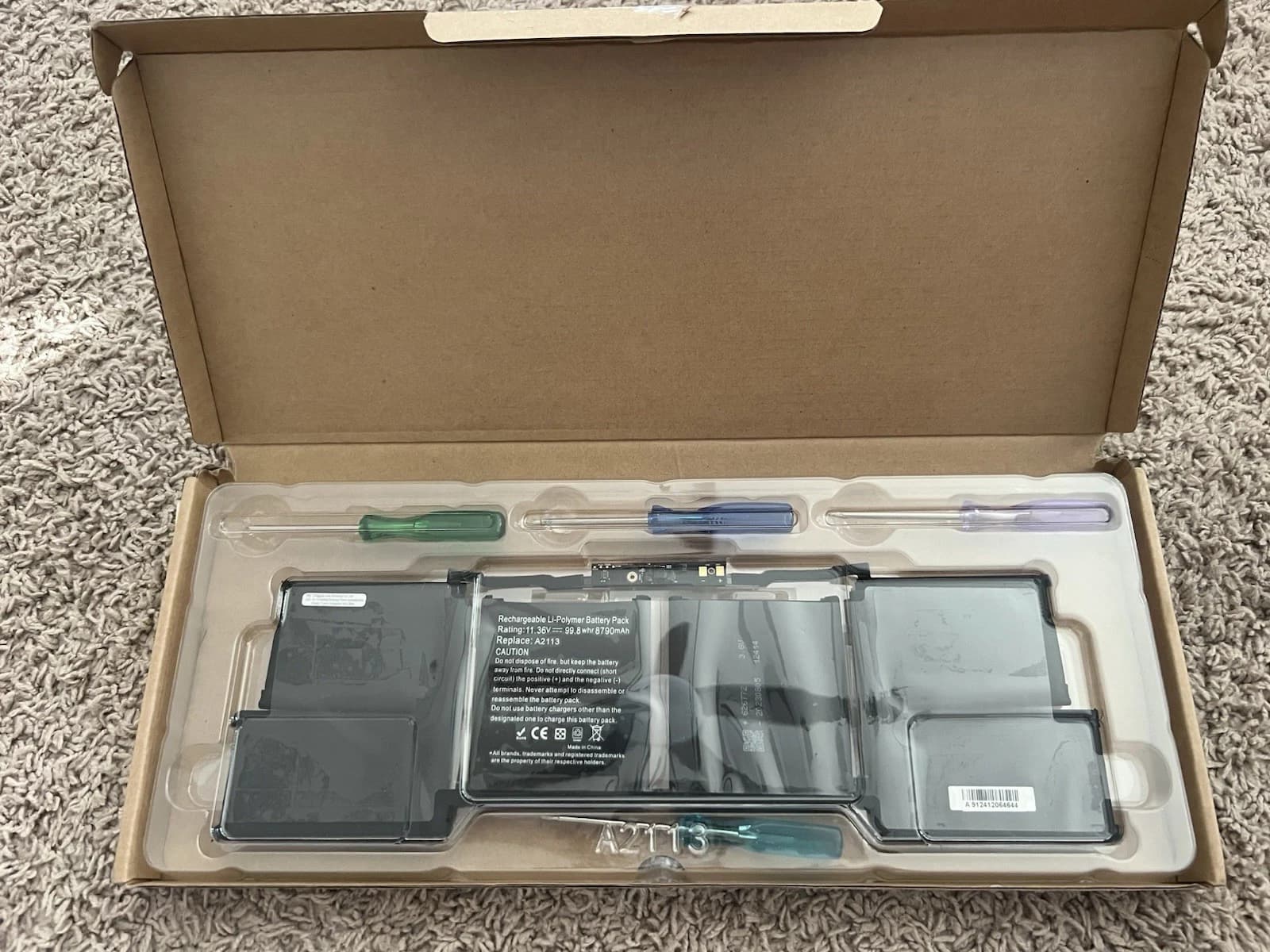 Batterie pour ordinateur portable Fancy Buying A2113 A2141 compatible avec MacBook Pro 16 pouces