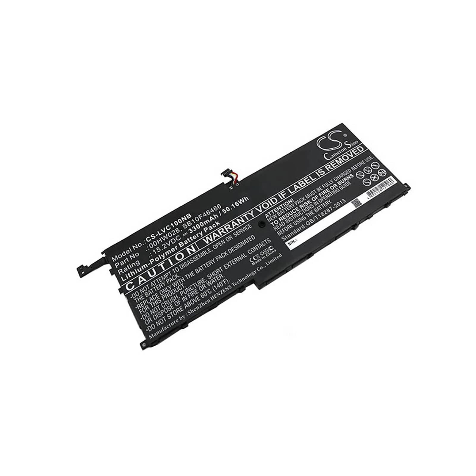 Batterie pour Lenovo ThinkPad X1 Yoga 00HW028 01AV439 01AV458 SB10F46466 TP00076A